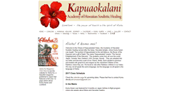Desktop Screenshot of kapuaokalani.com